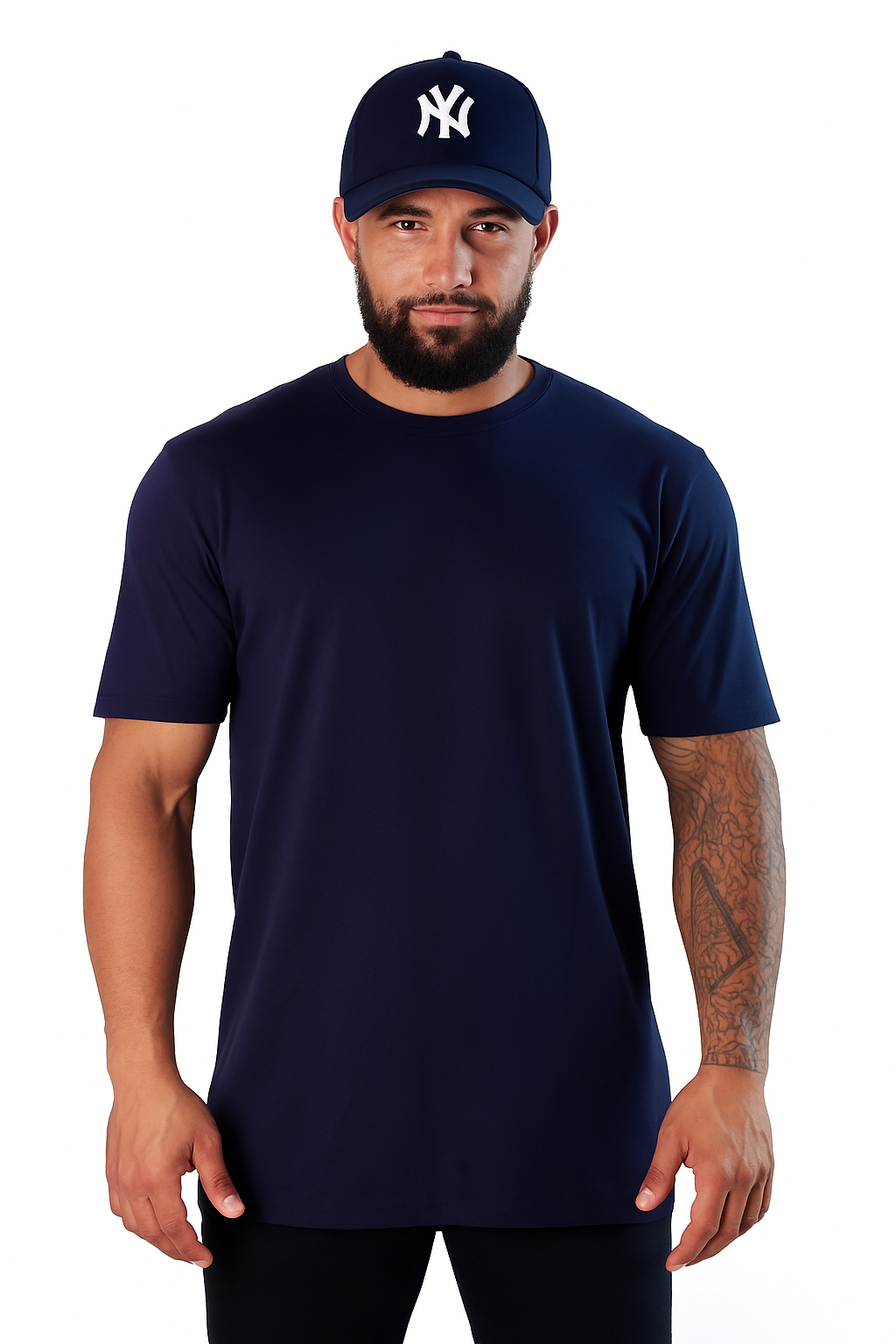 Kit Boné New Era Azul Marinho + Camiseta Básica