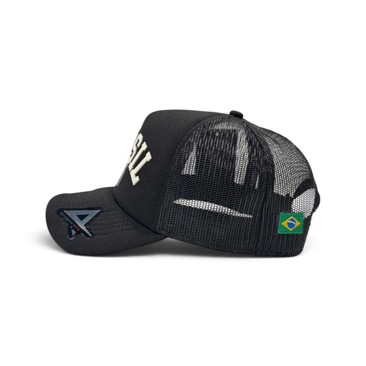 Boné Trucker Brasil Preto