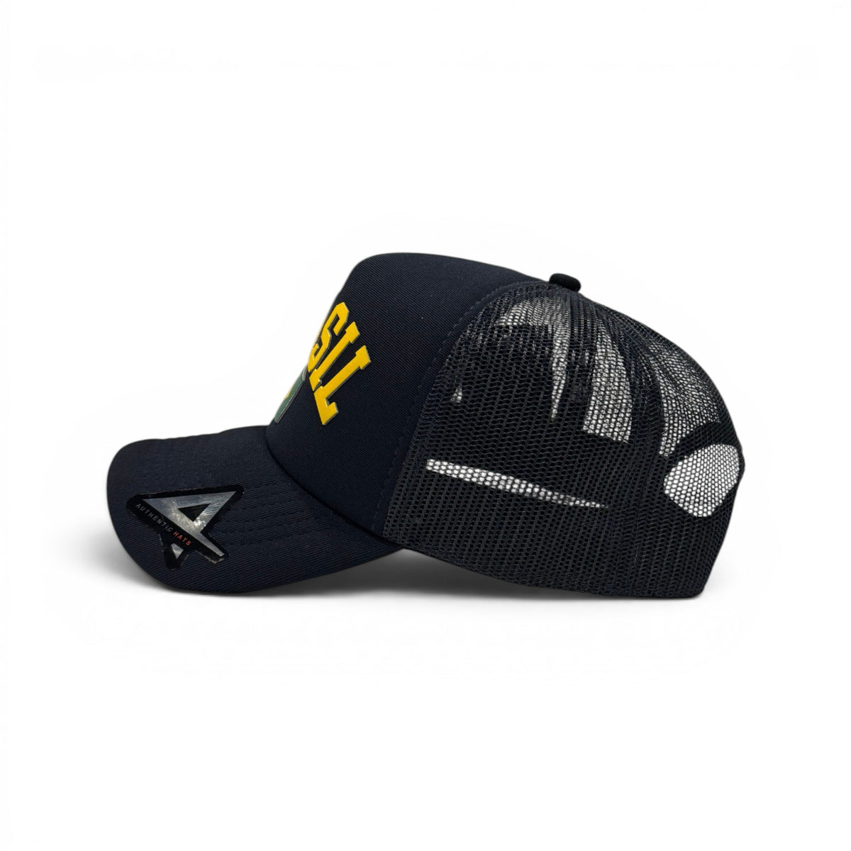 Boné Trucker Brasil Azul Marinho
