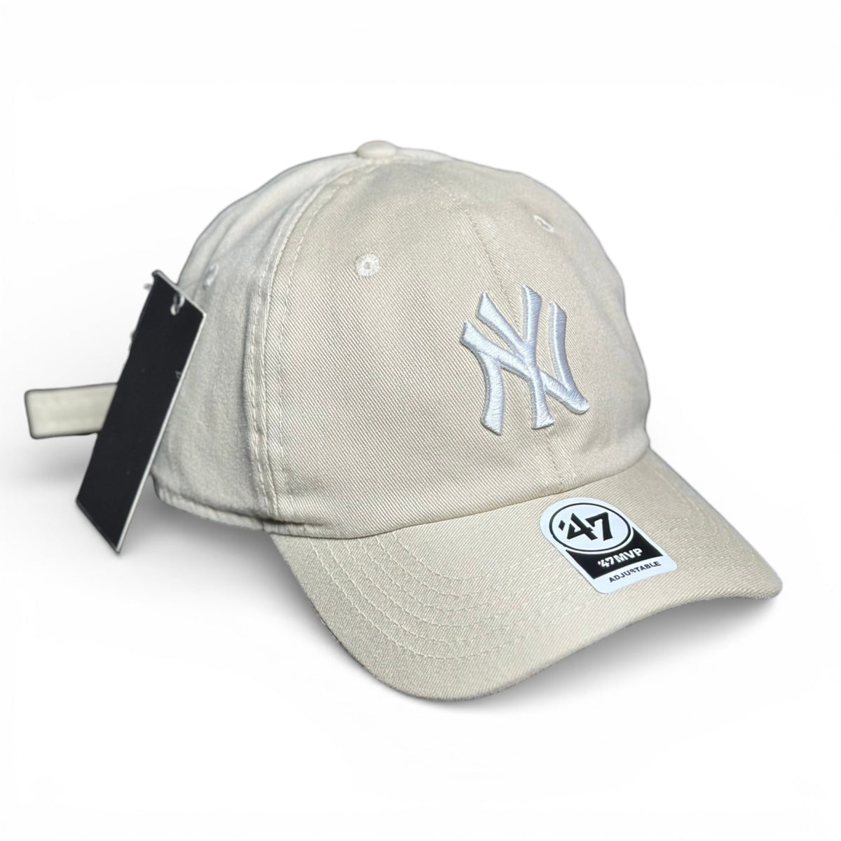 Boné New Era Dad Hat Bege e Branco