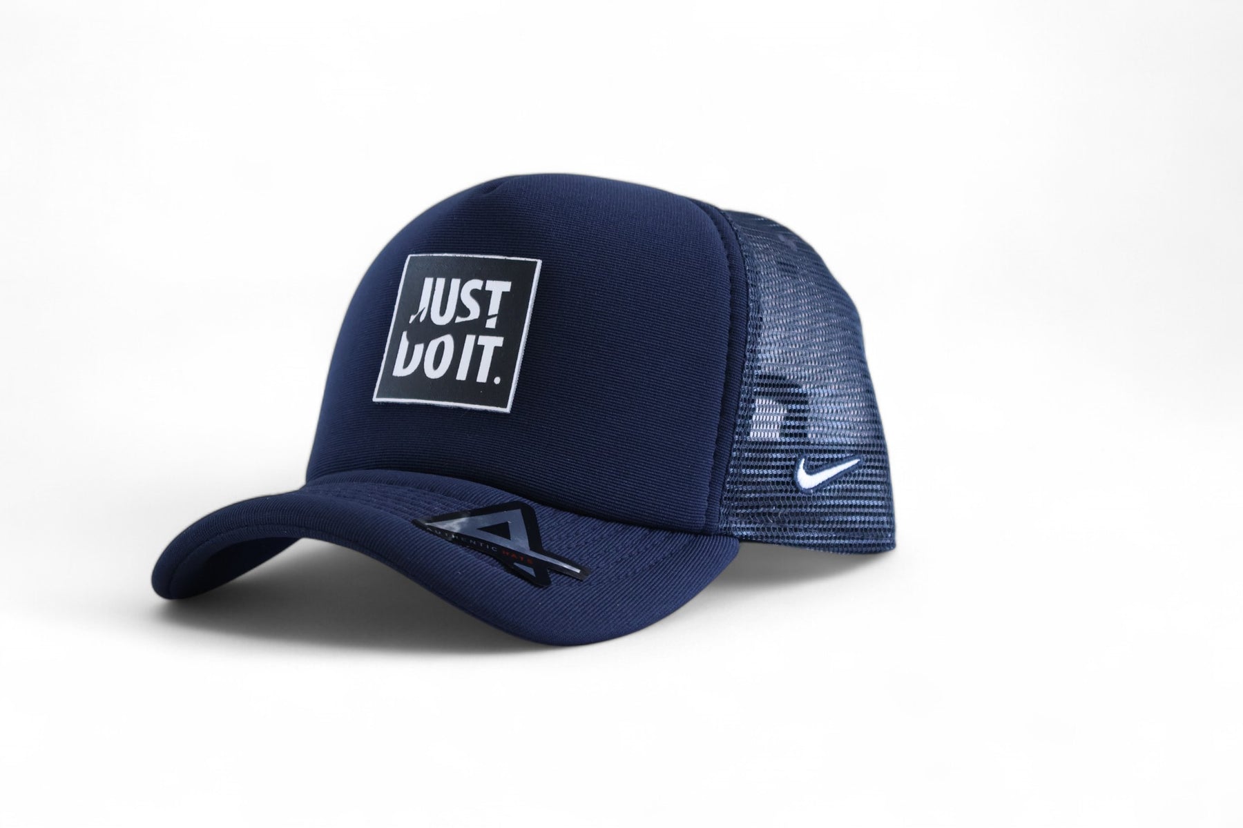 Boné Trucker Nike Just do it Azul marinho