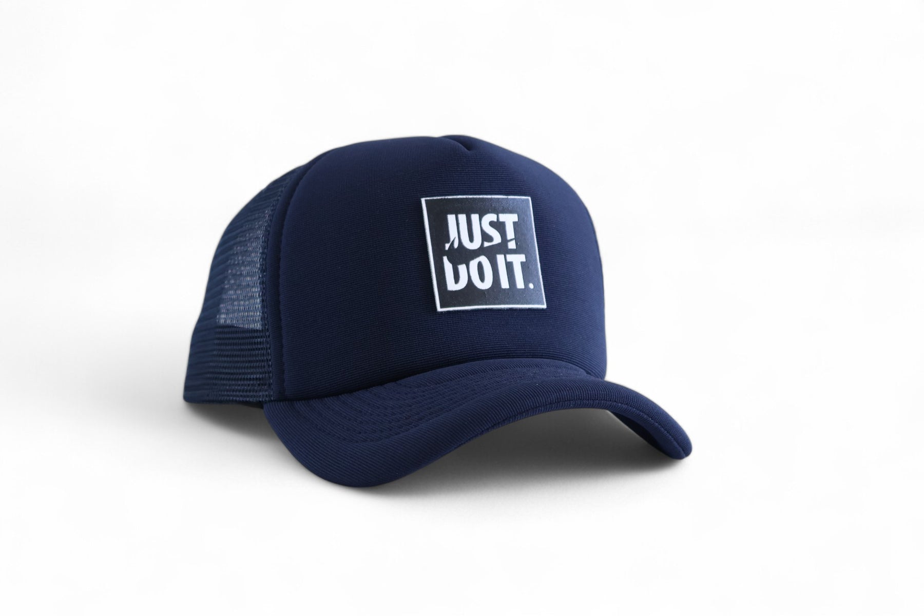 Boné Trucker Nike Just do it Azul marinho