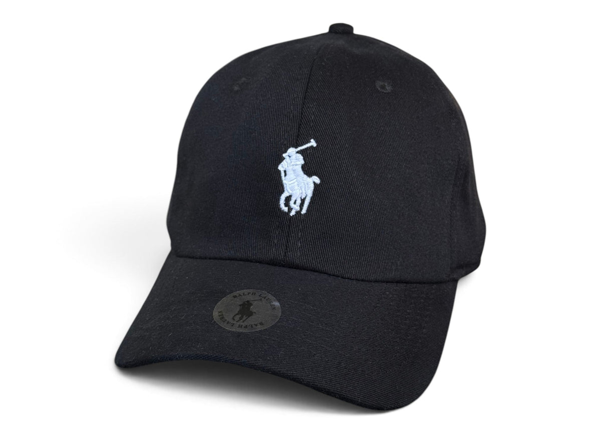 Boné Dad Hat Polo Ralph Lauren Preto e Branco