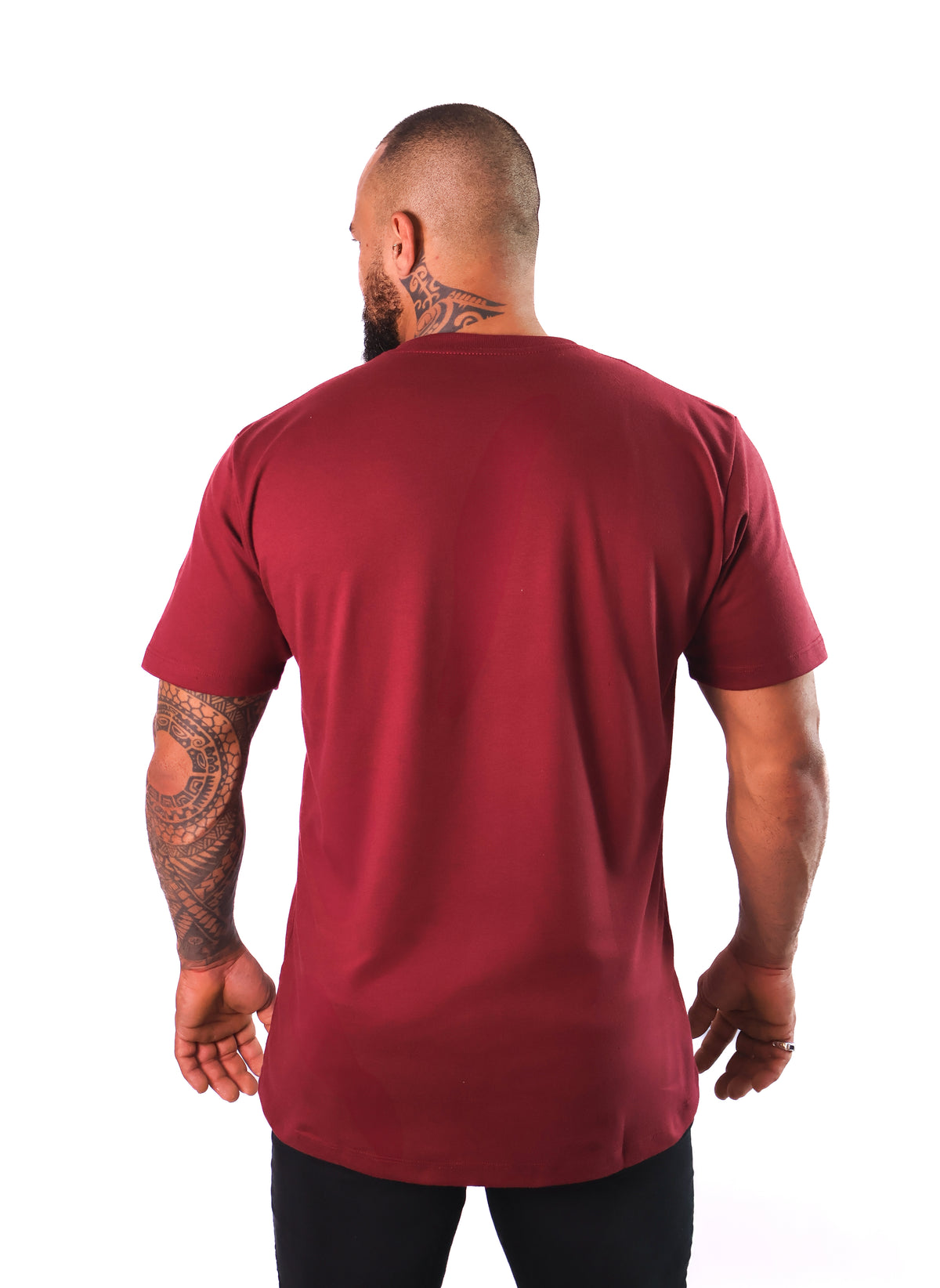 Camiseta Oversized Básica Vinho