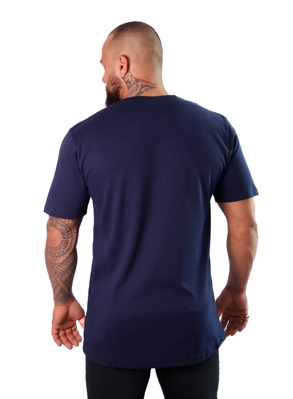 Camiseta Oversized Básica Azul Marinho