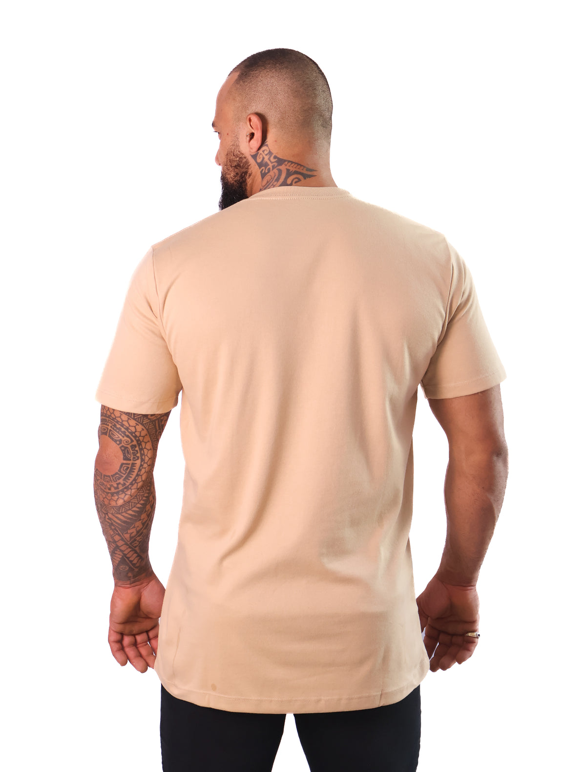 Camiseta Oversized Básica Bege