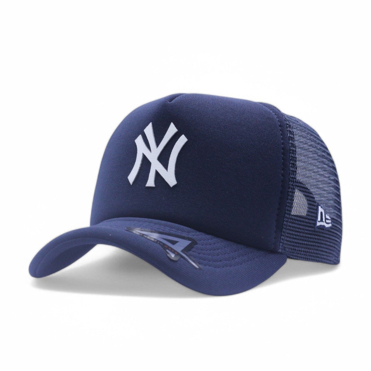 Boné Trucker New Era Azul marinho e Branco