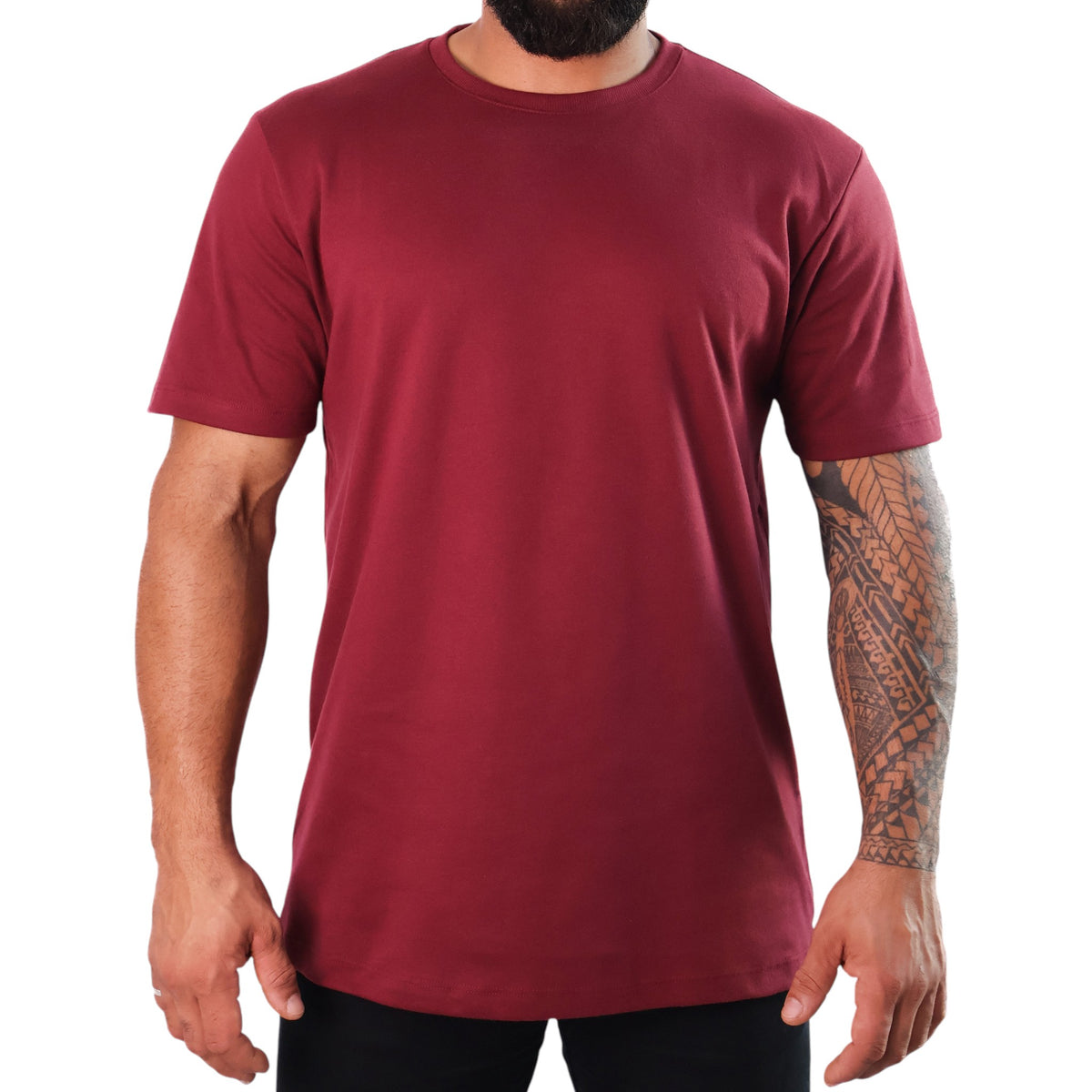 Camiseta Oversized Básica Vinho
