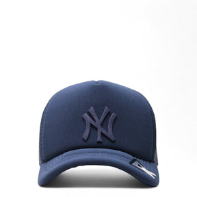 Boné Trucker New Era Azul Marinho Inteiro