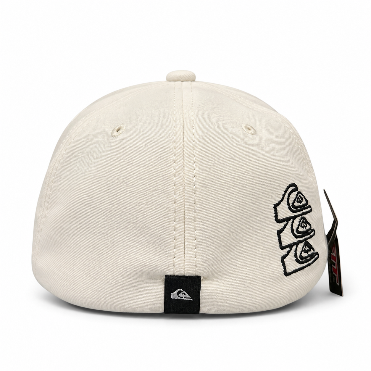 Boné Quiksilver FlexFit Branco 3 Logos