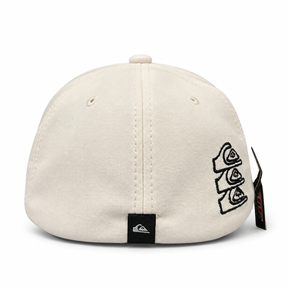 Boné Quiksilver FlexFit Branco 3 Logos