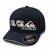 Boné Quiksilver FlexFit 3 Ondas Marinho