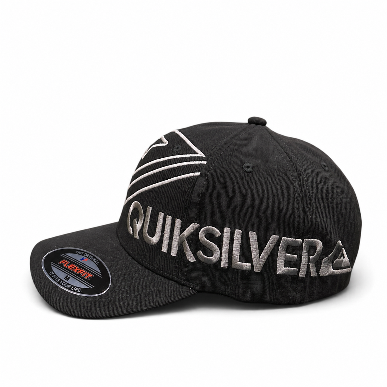 Boné Quiksilver FlexFit Emb Side Preto