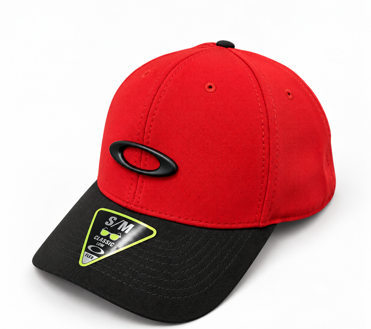 Boné Flex Oakley Tican Vermelho e Preto
