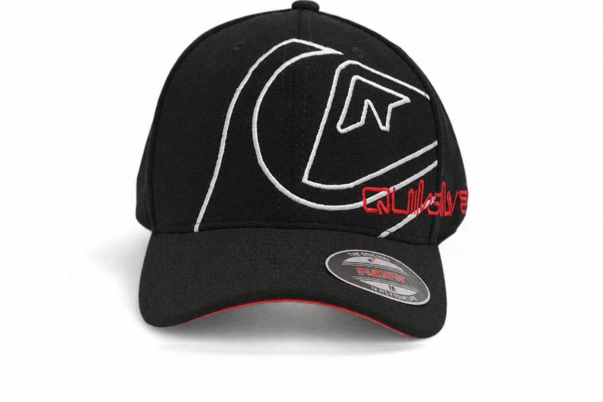 Boné QuikSilver Juvenil Flex Side Omni Black Bordado