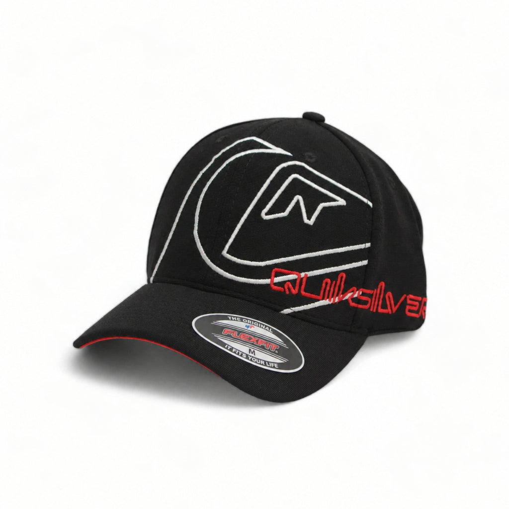 Boné QuikSilver Juvenil Flex Side Omni Black Bordado
