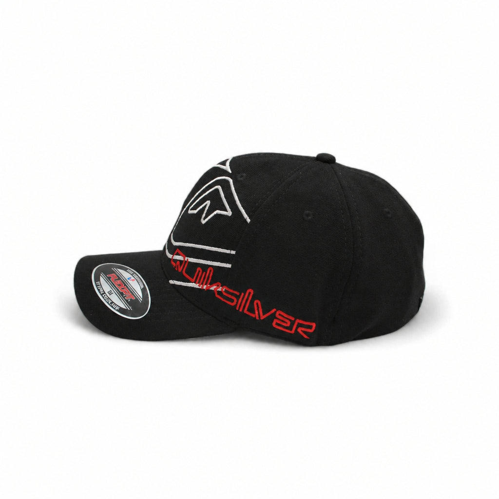 Boné QuikSilver Juvenil Flex Side Omni Black Bordado