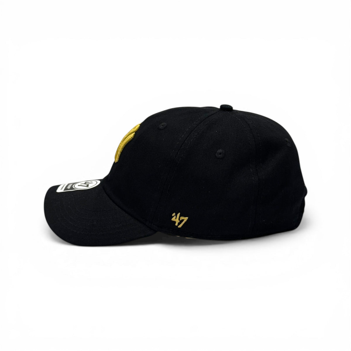 Boné New Era Dad Hat Preto e Dourado