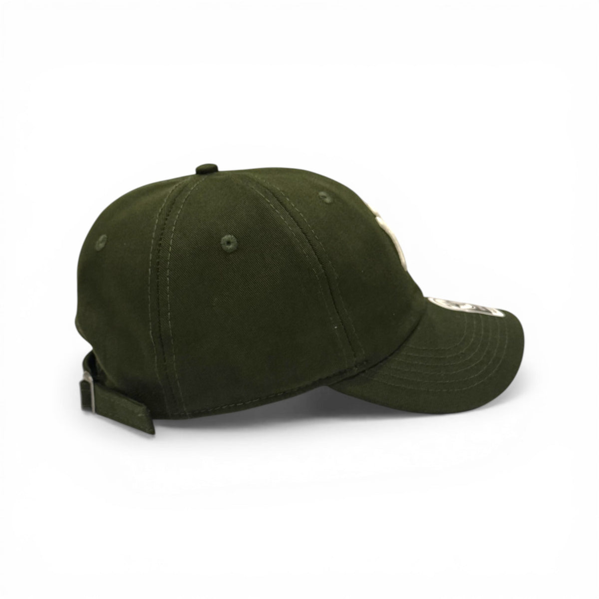 Boné New Era Dad Hat Verde Militar e Branco