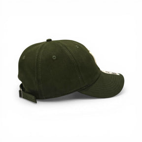 Boné New Era Dad Hat Verde Militar e Branco