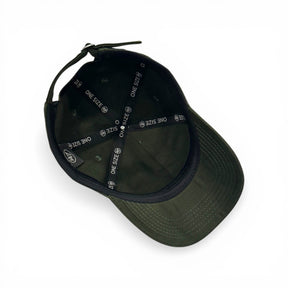 Boné New Era Dad Hat Verde Militar e Branco
