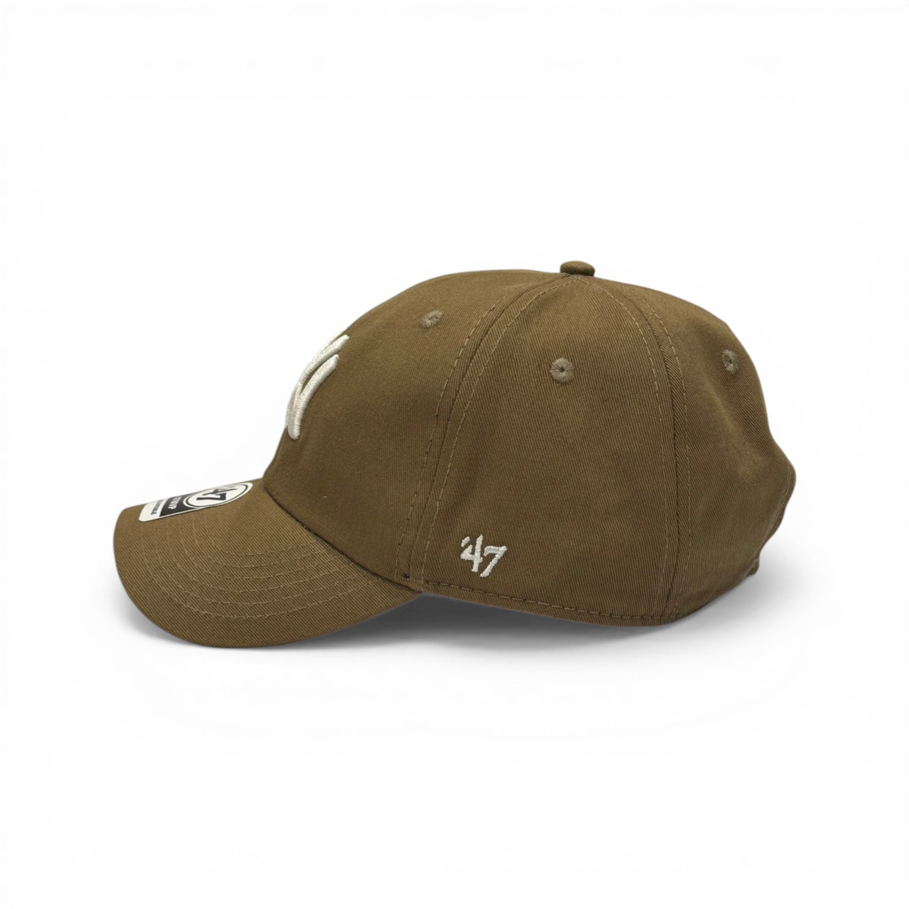 Boné New Era Dad Hat Caqui e Branco