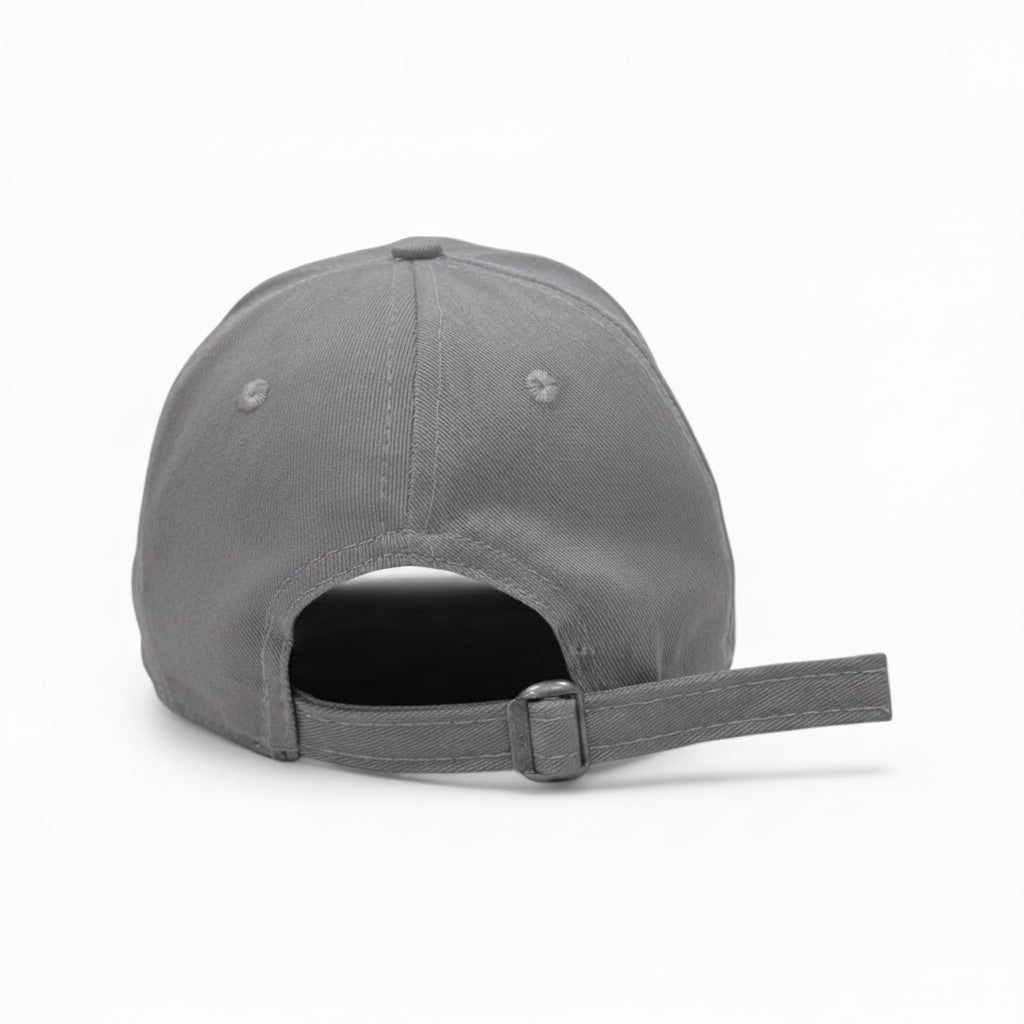 Boné New Era Dad Hat Cinza e Preto