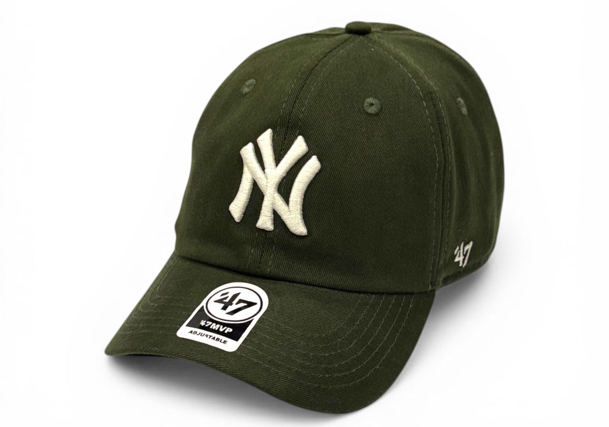 Boné New Era Dad Hat Verde Militar e Branco