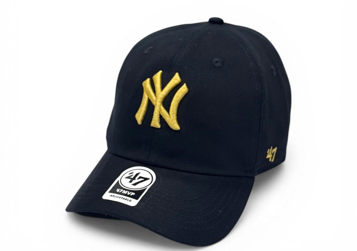 Boné New Era Dad Hat Preto e Dourado