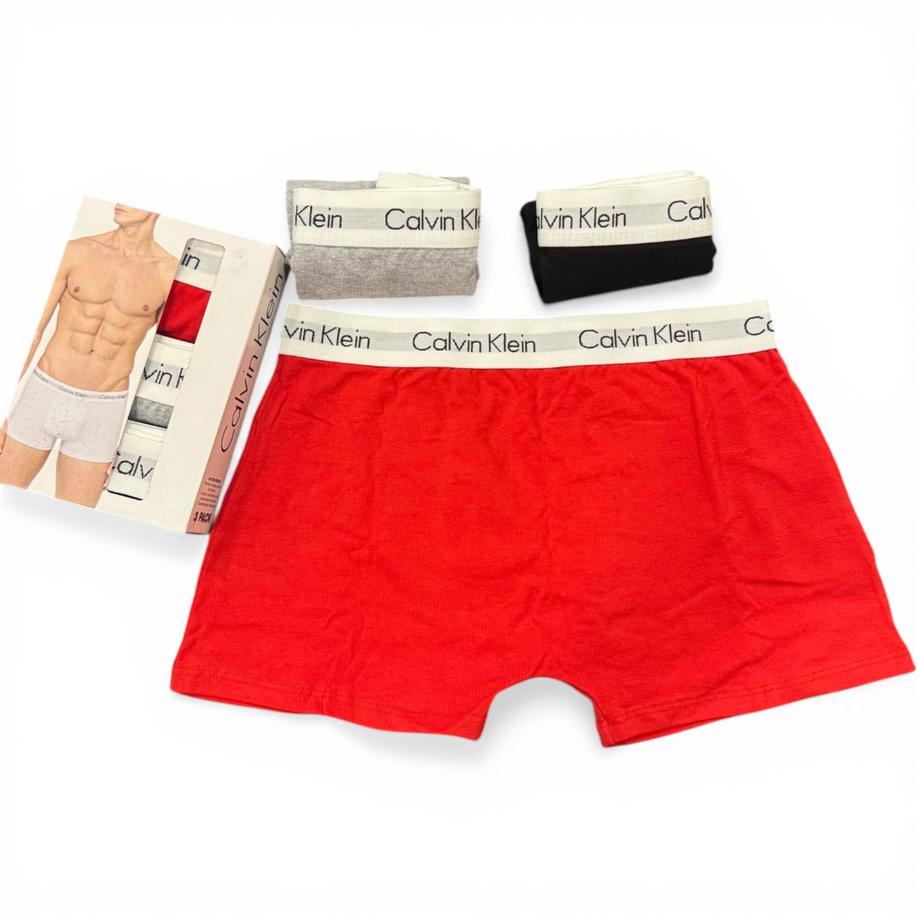 Kit 3 Cuecas Calvin Klein