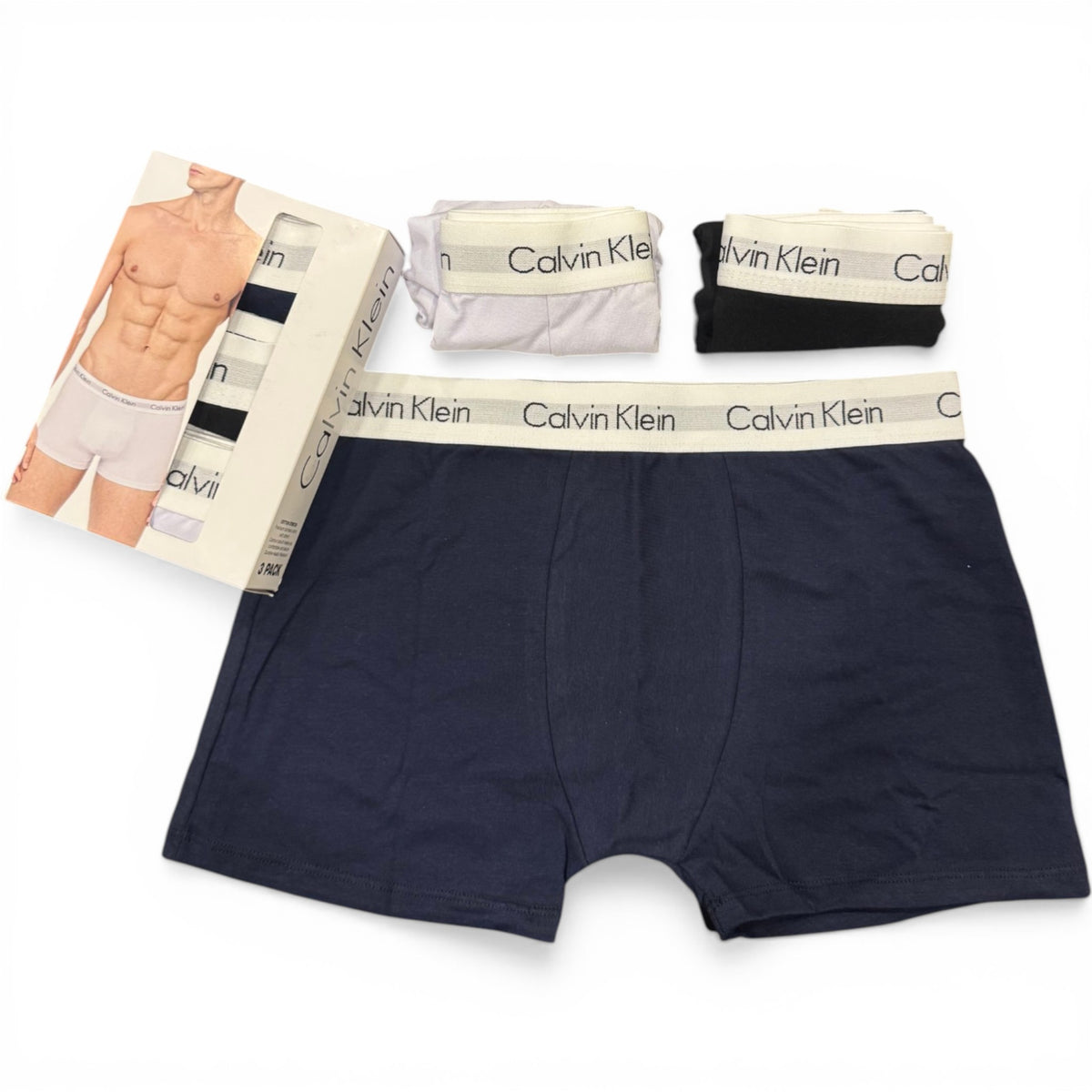 Kit 3 Cuecas Calvin Klein