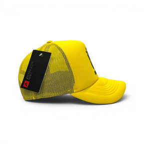 Boné Trucker Bandeira Do Brasil Amarelo