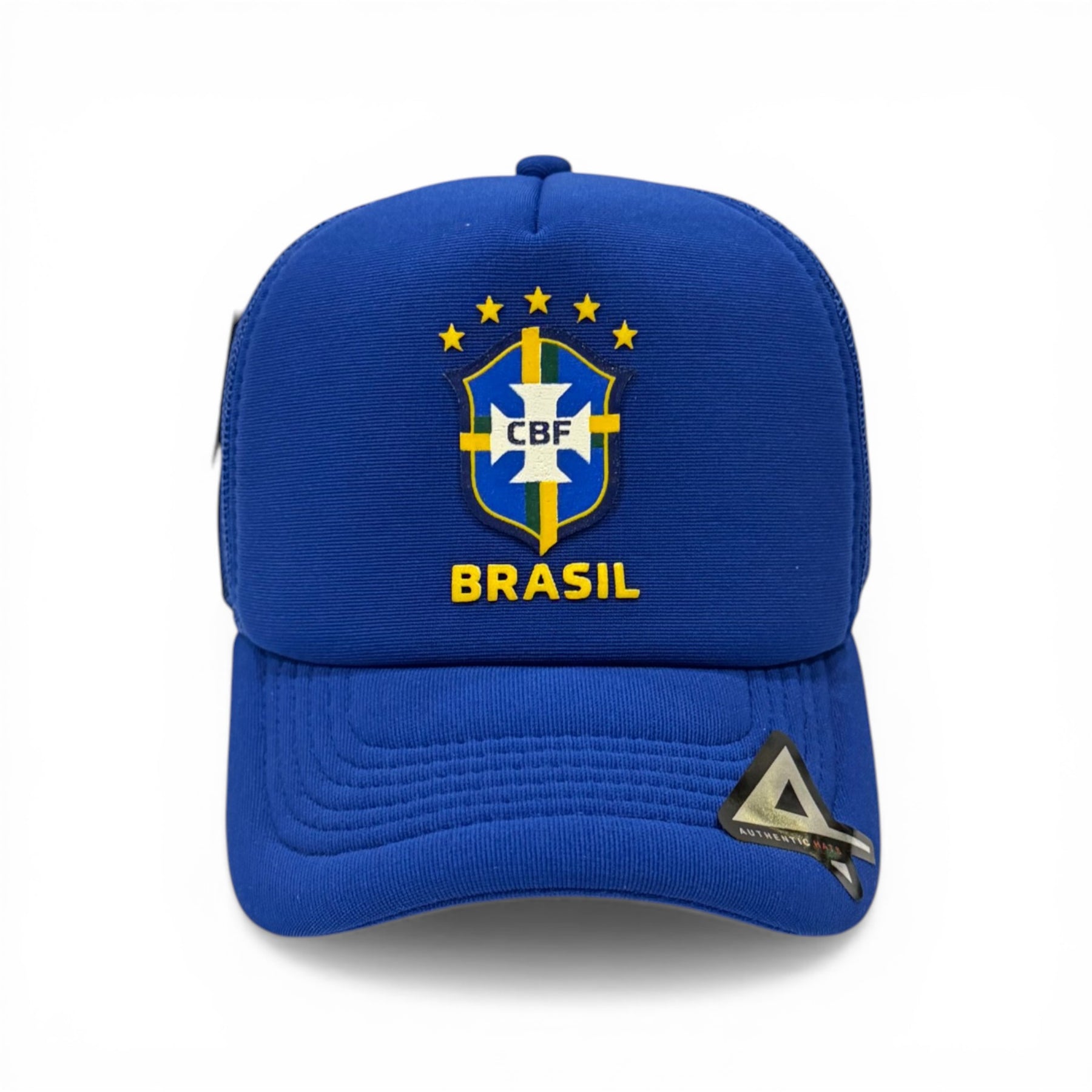 Boné Trucker Bandeira Do Brasil Azul
