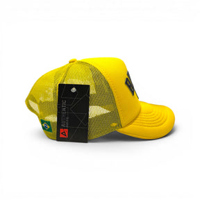 Boné Trucker Brasil Amarelo