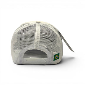 Boné Trucker Brasil Branco