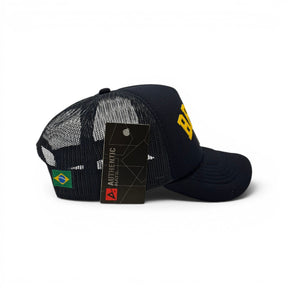 Boné Trucker Brasil Azul Marinho
