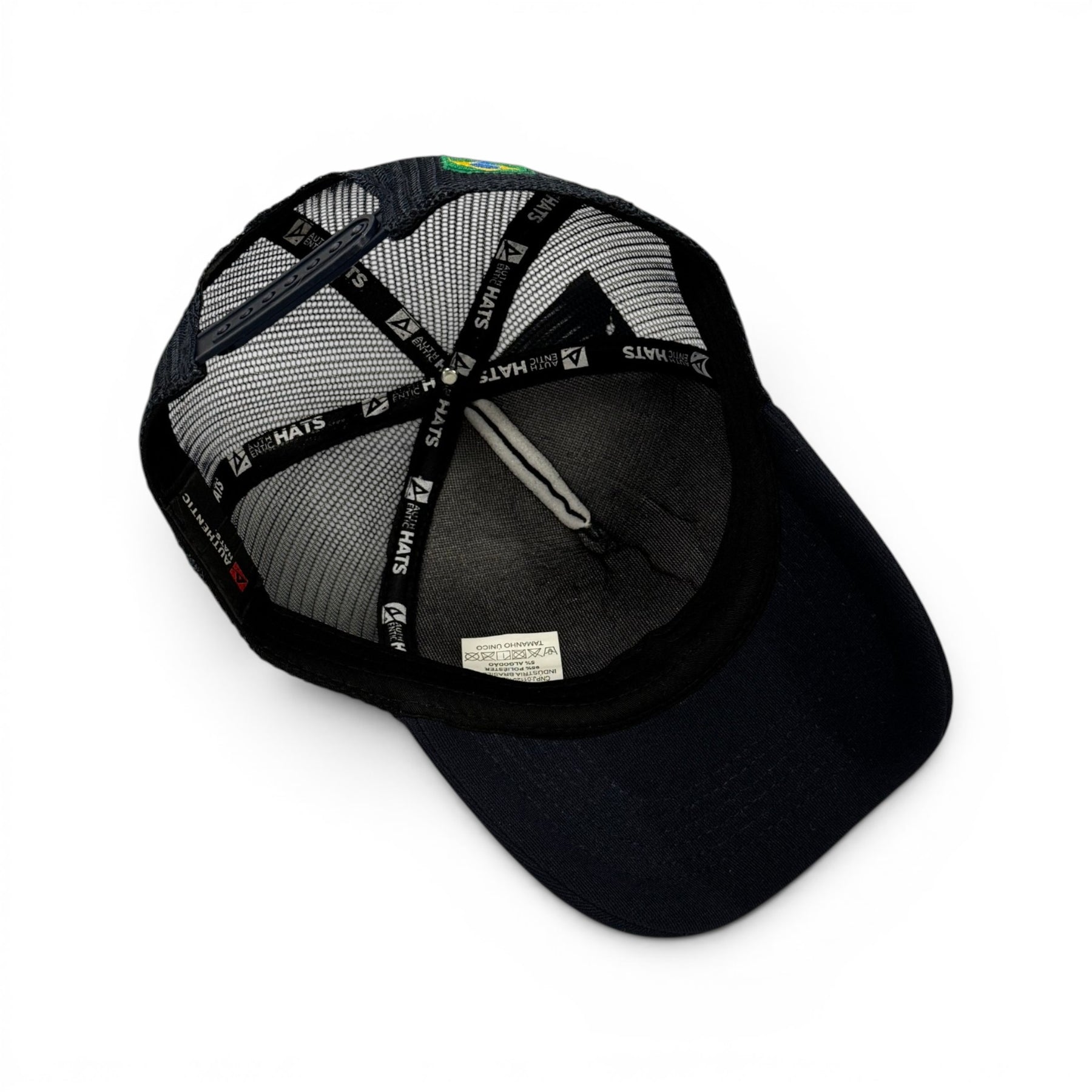 Boné Trucker Brasil Azul Marinho
