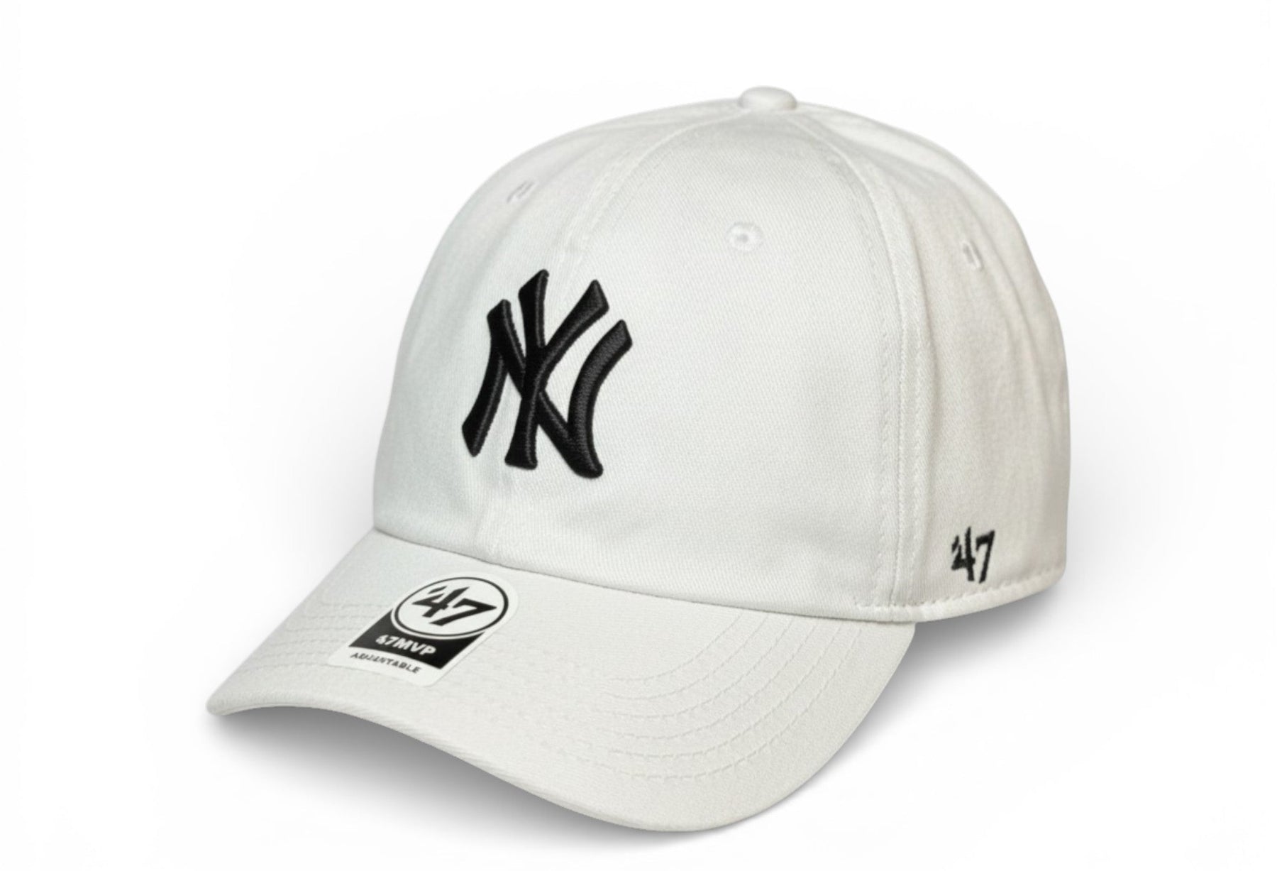 Boné New Era Dad Hat Branco e Preto