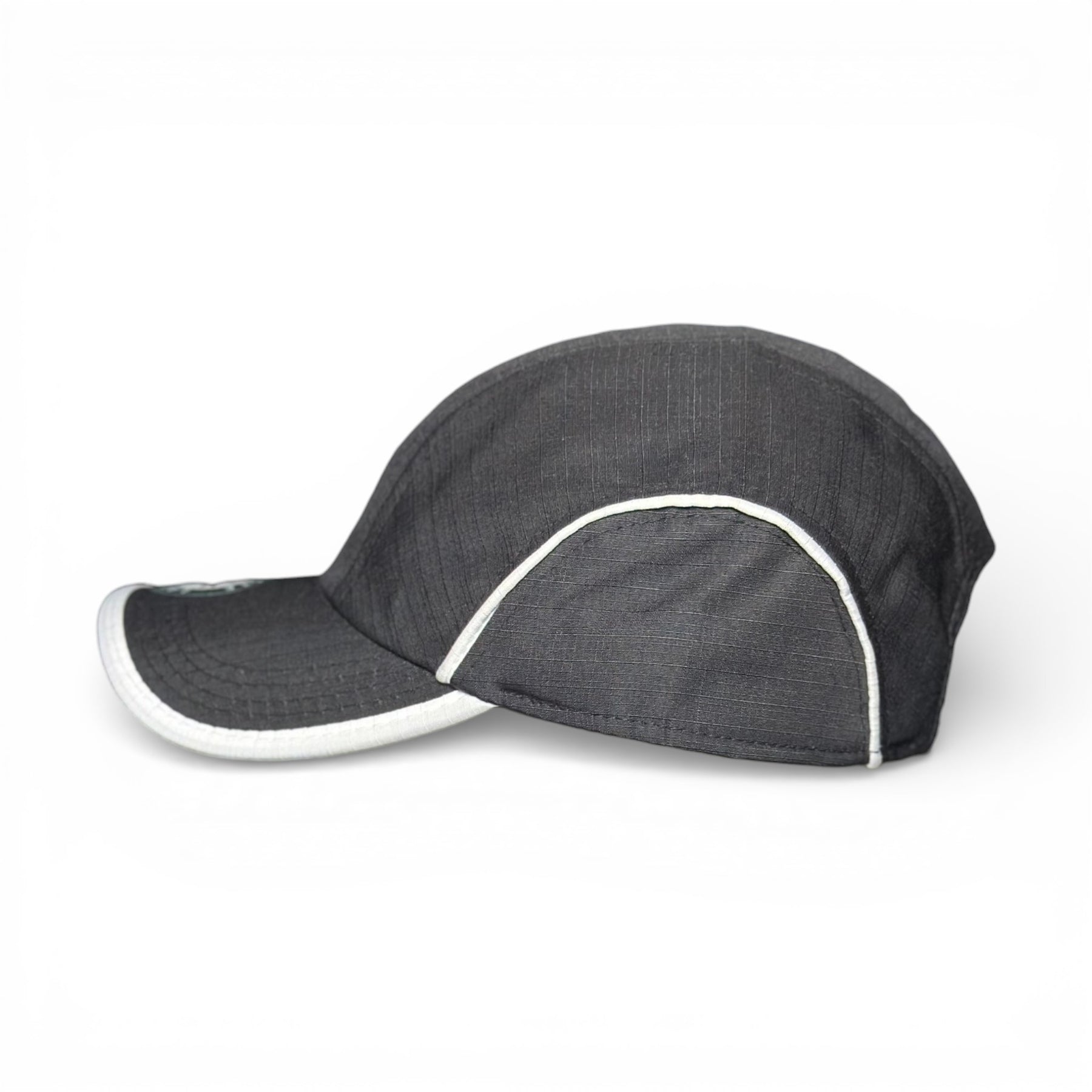 Boné Lacoste Esportivo Leve Preto Fita Branca