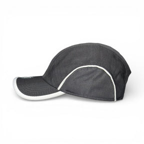 Boné Lacoste Esportivo Leve Preto Fita Branca