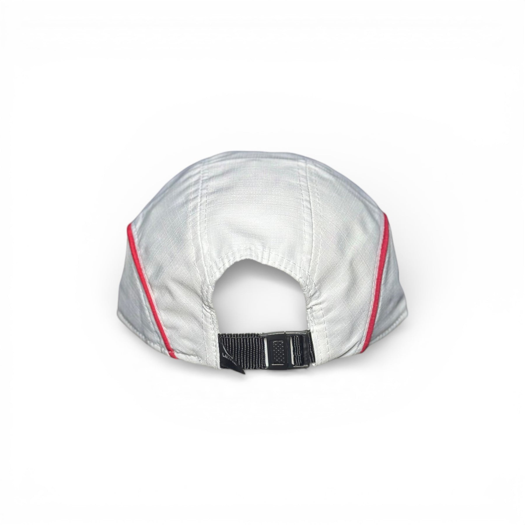 Boné Lacoste Esportivo Leve Branco Linha Vermelho