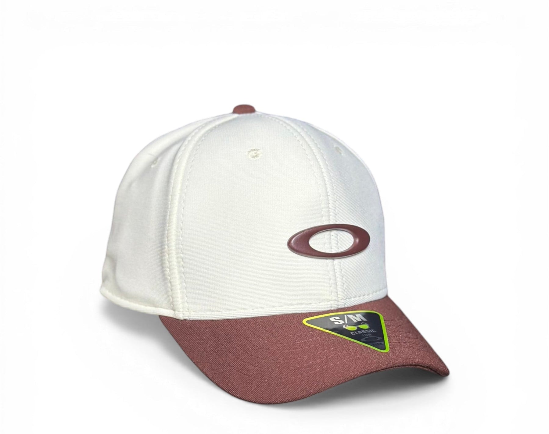 Boné Flex Oakley Tican Branco e Vinho