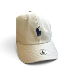 Boné Polo Ralph Lauren Bege e Azul marinho