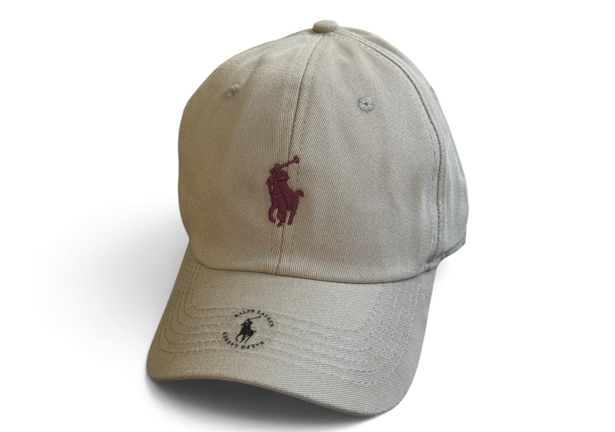 Boné Polo Ralph Lauren Caqui e Vermelho