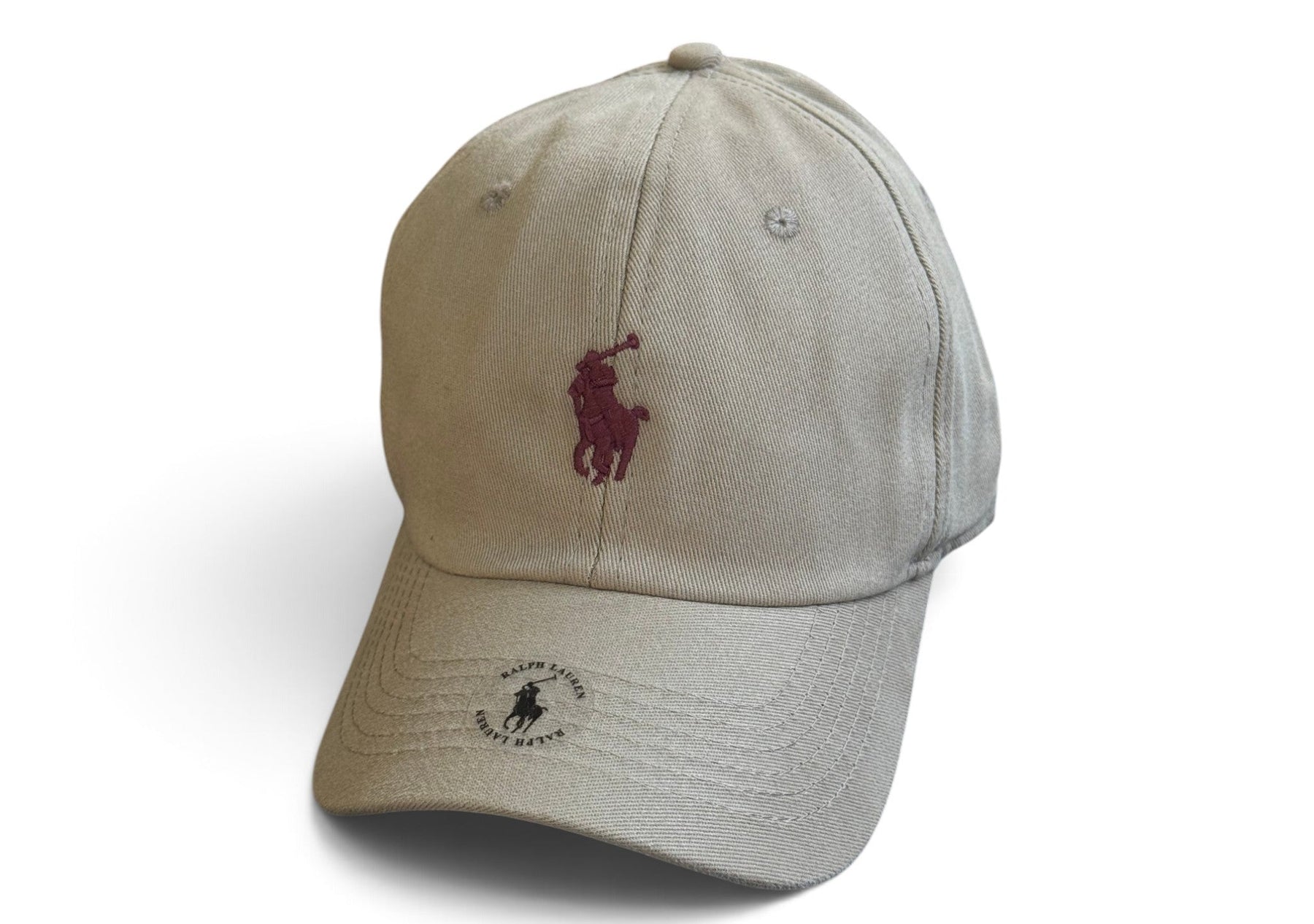 Boné Polo Ralph Lauren Caqui e Vermelho