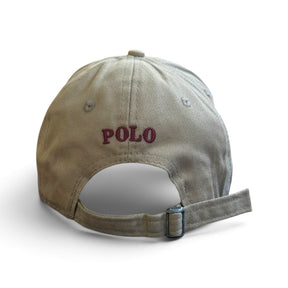 Boné Polo Ralph Lauren Caqui e Vermelho