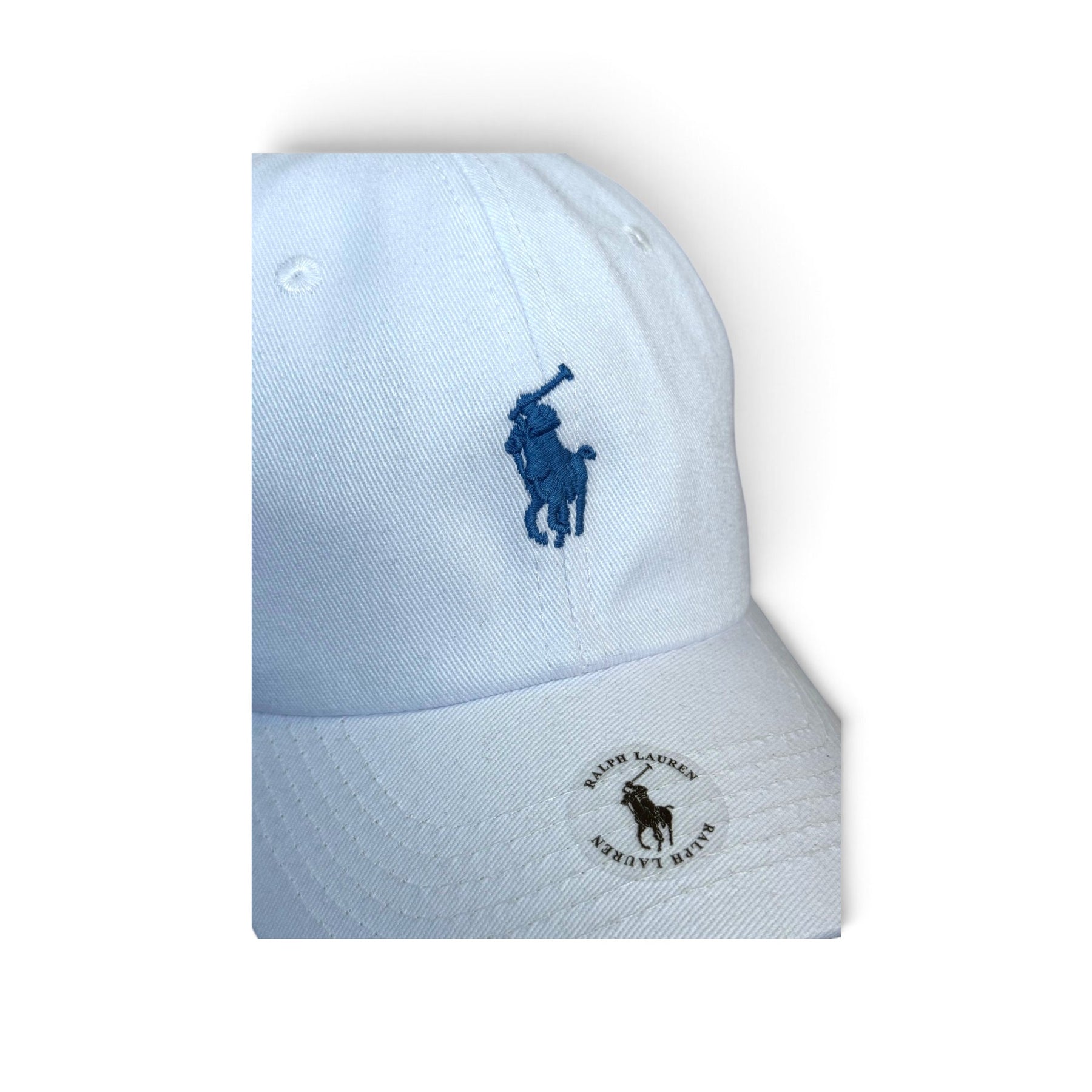 Boné Polo Ralph Lauren Branco e Azul bb