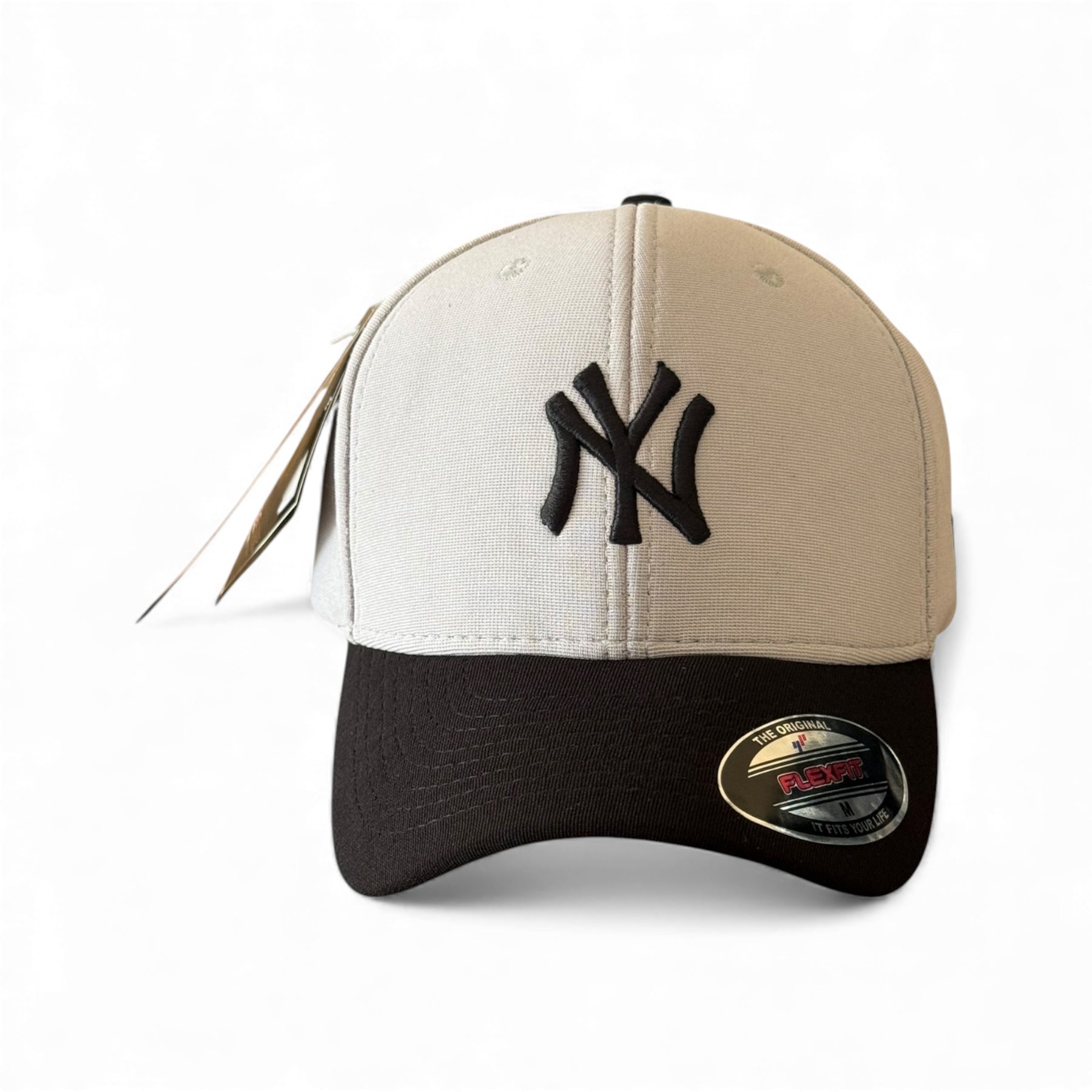 Boné New Era Flex Cinza e Preto