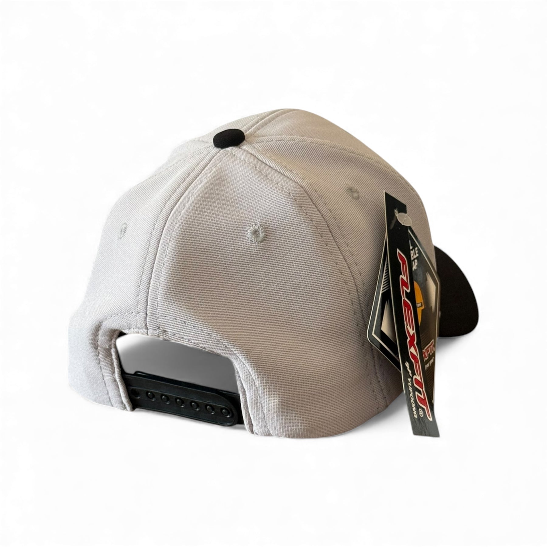 Boné New Era Flex Cinza e Preto