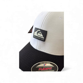 Boné Flex QuikSilver Branco e Preto